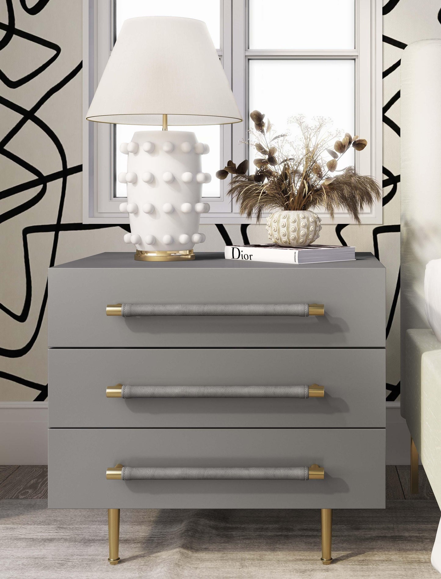 Comodino Glade Grey