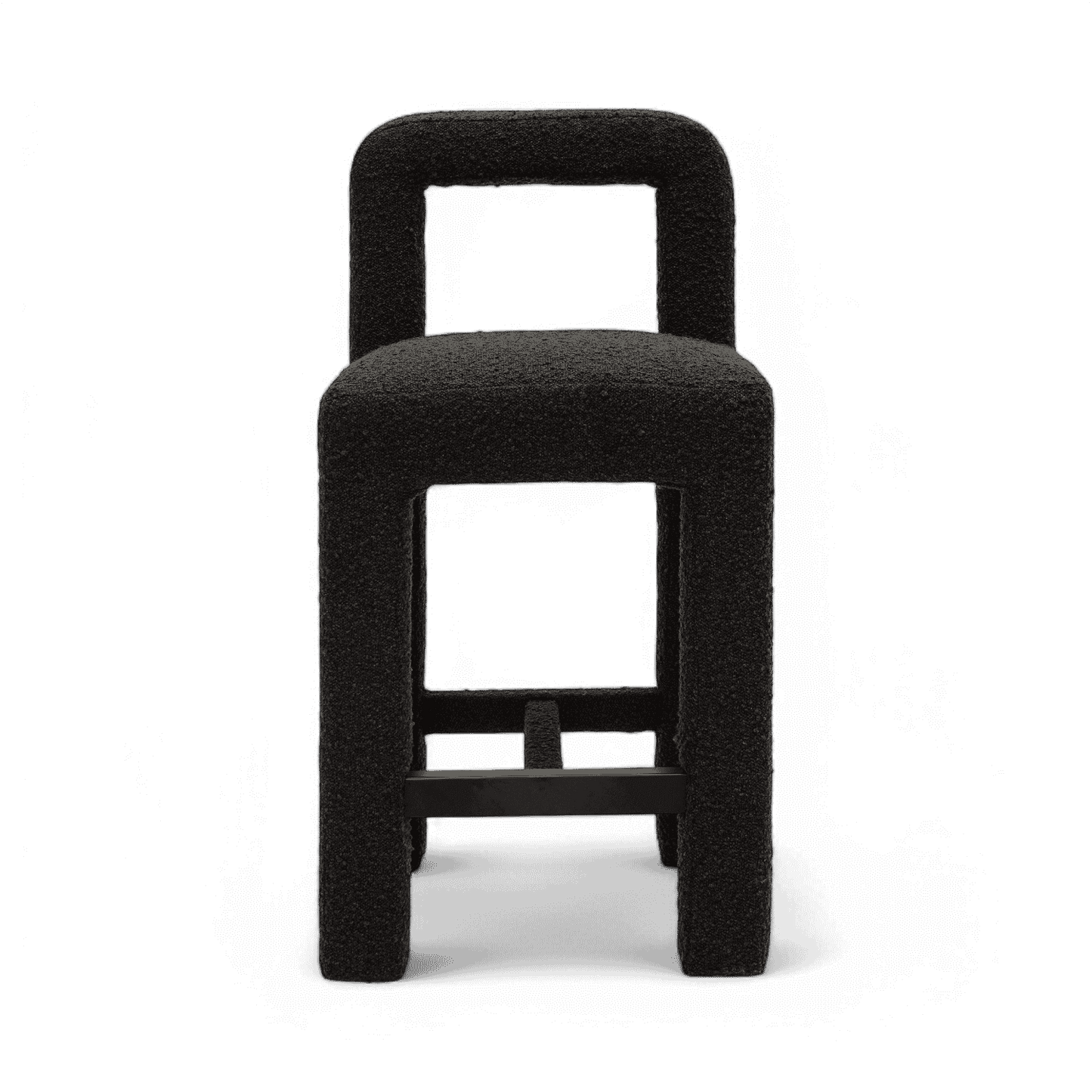 Sgabello da bar Viva Black Boucle