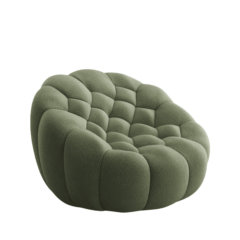 Sedia lounge Warby verde
