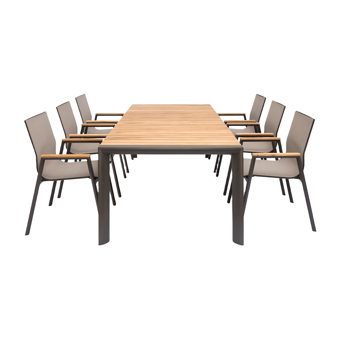 Set da pranzo per esterni Aviana Taupe