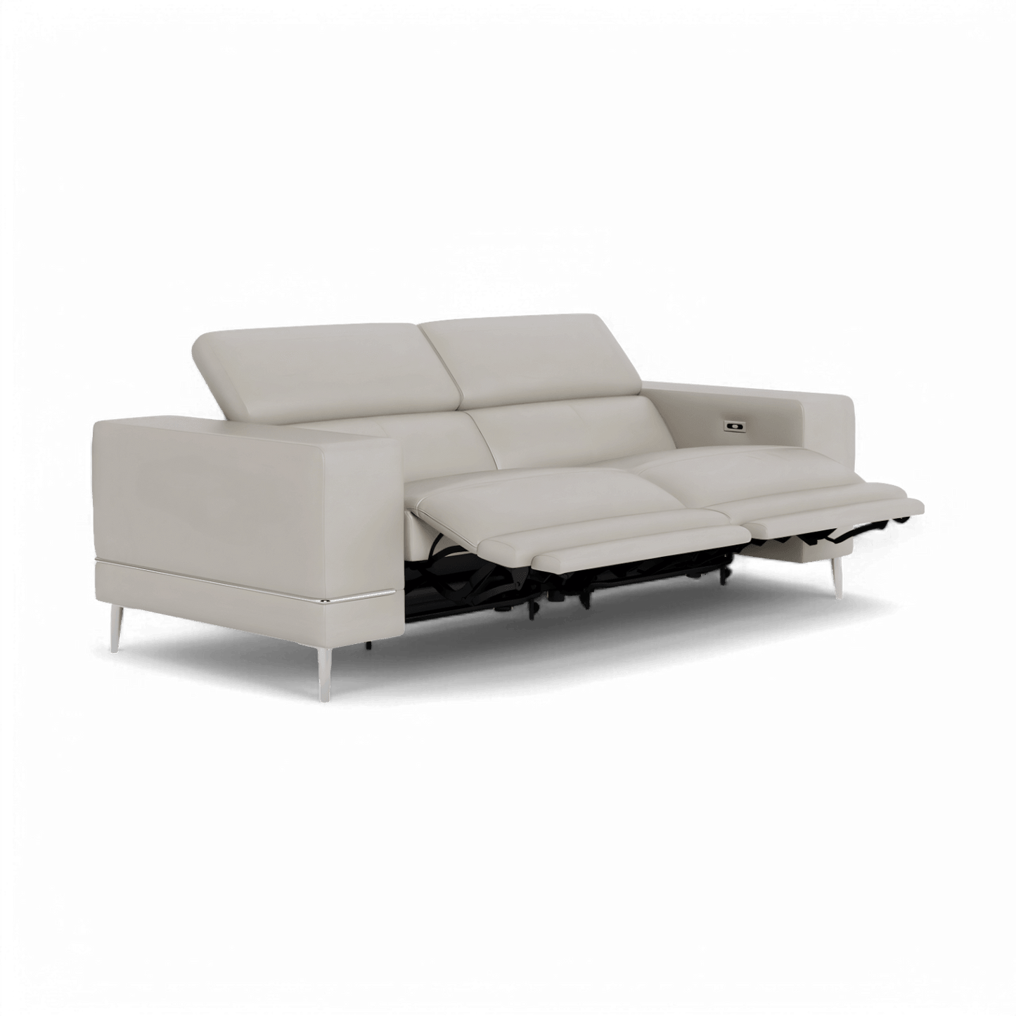Divano Bergamo Power Motion Grigio Chiaro