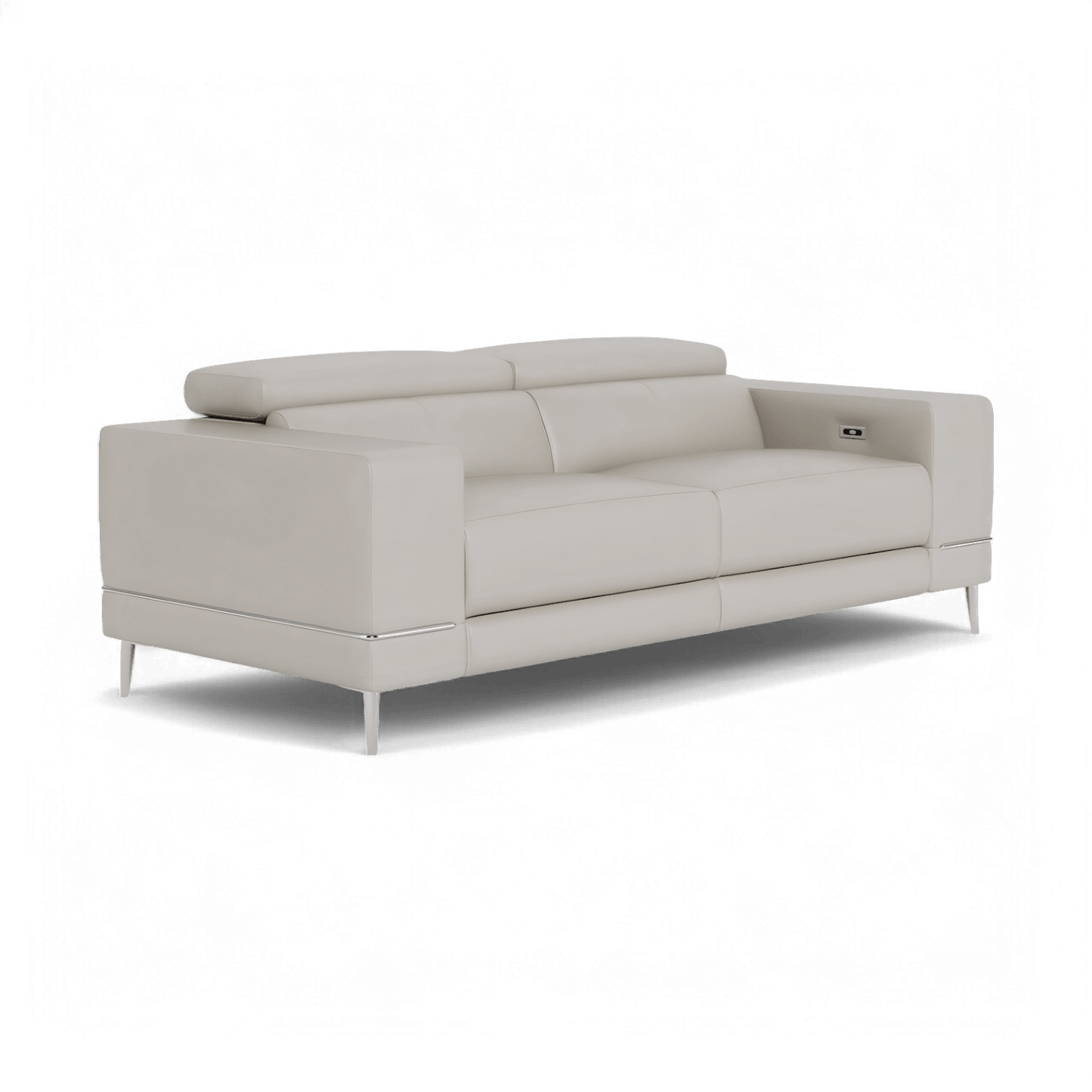 Divano Bergamo Power Motion Grigio Chiaro