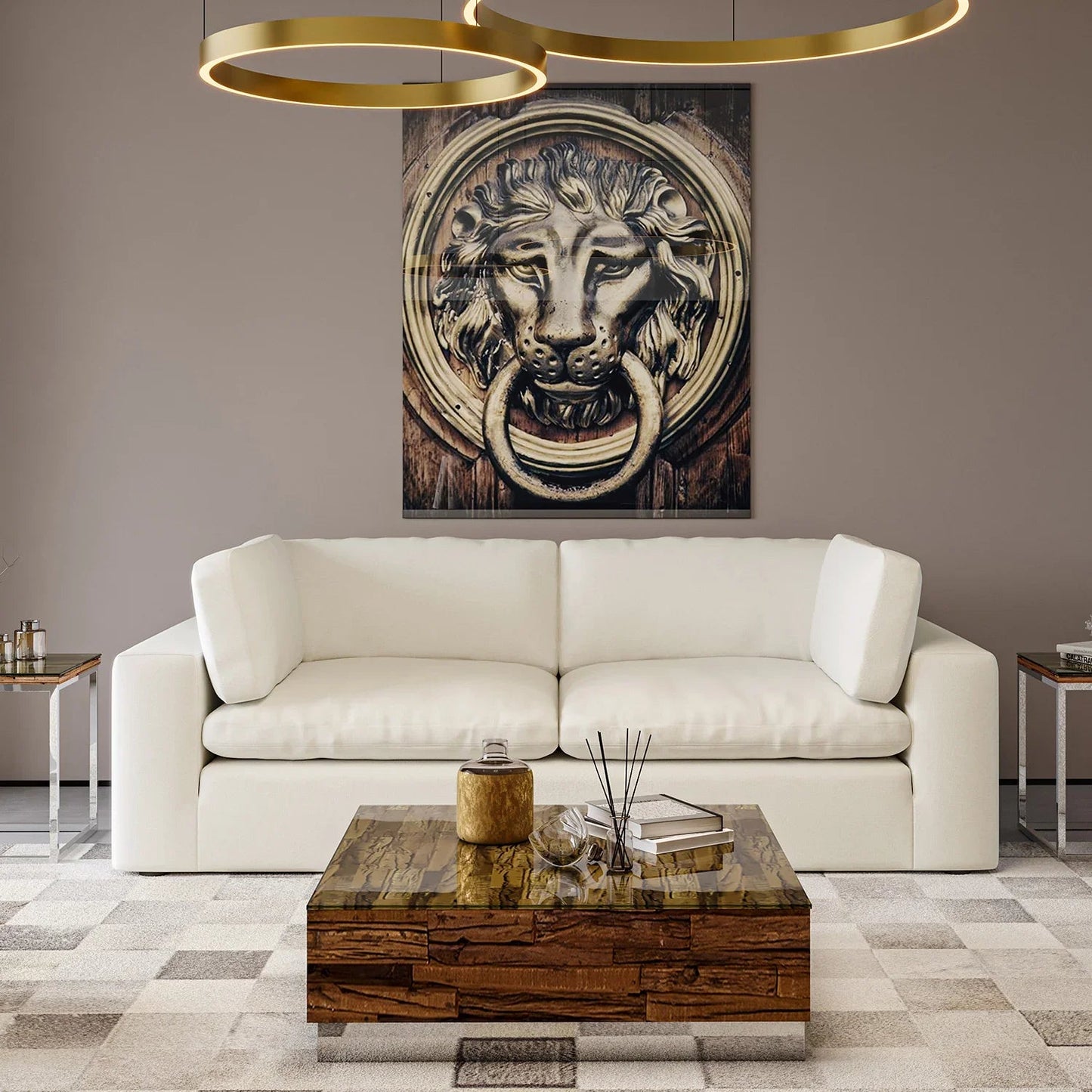 Divano Bloom 3 posti beige