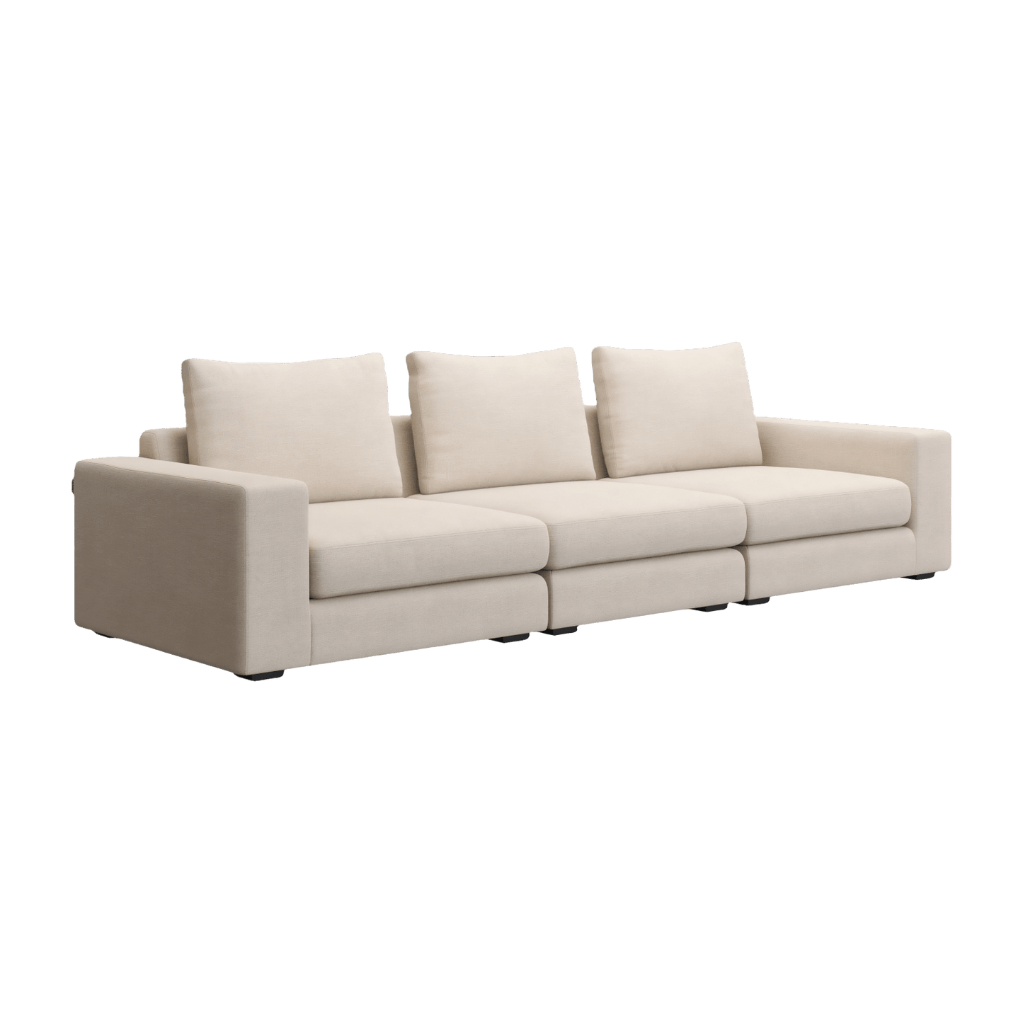 Divano Braxton 3 pezzi crema