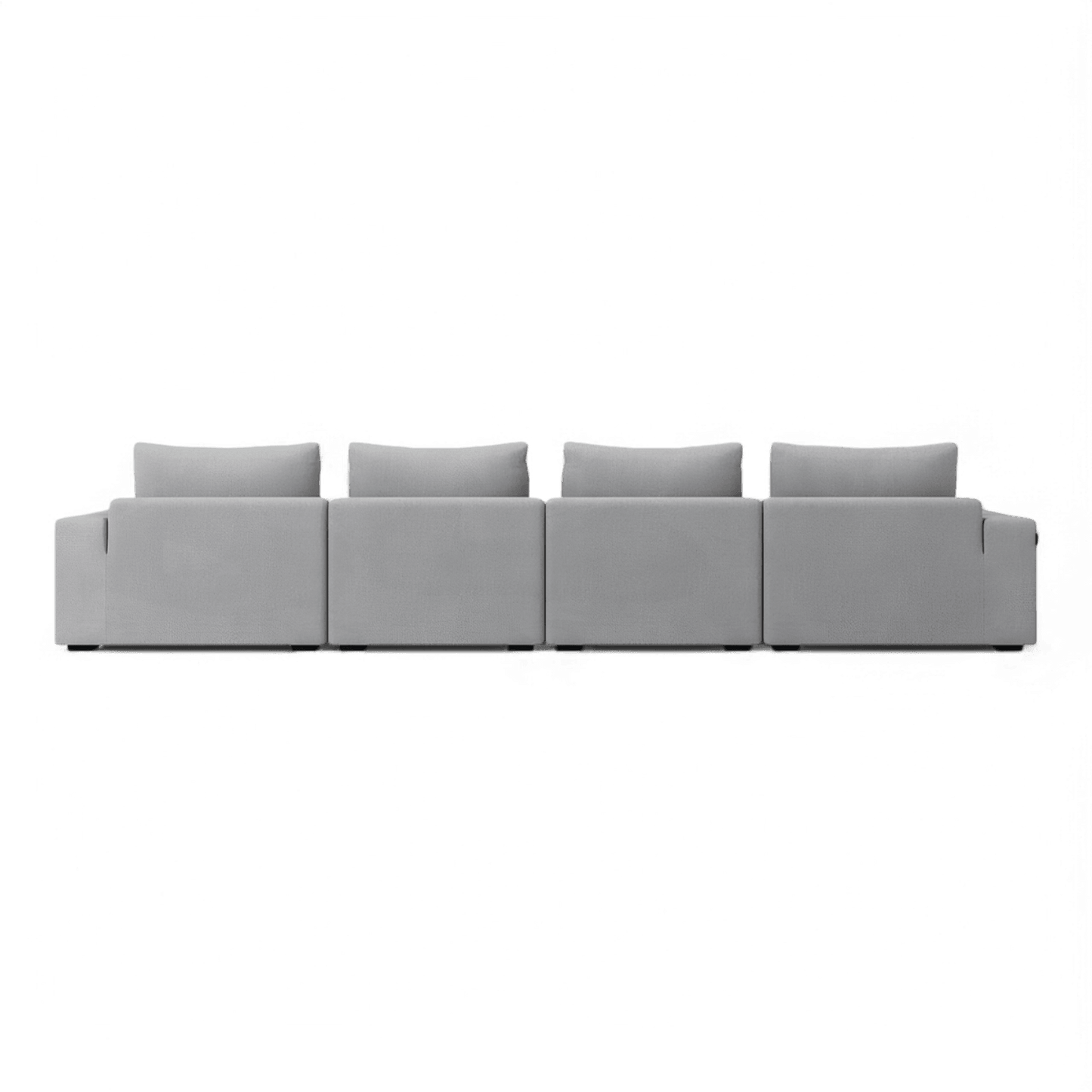 Divano Braxton 4 pezzi grigio