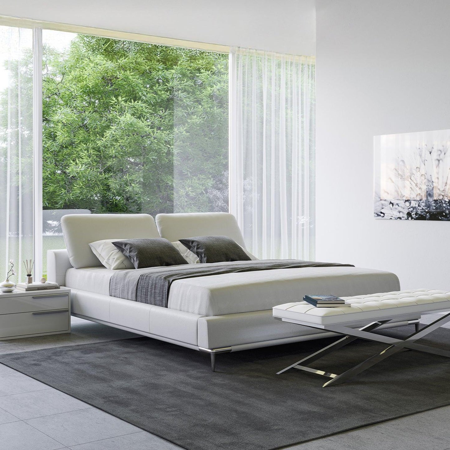 Letto Movido Bianco