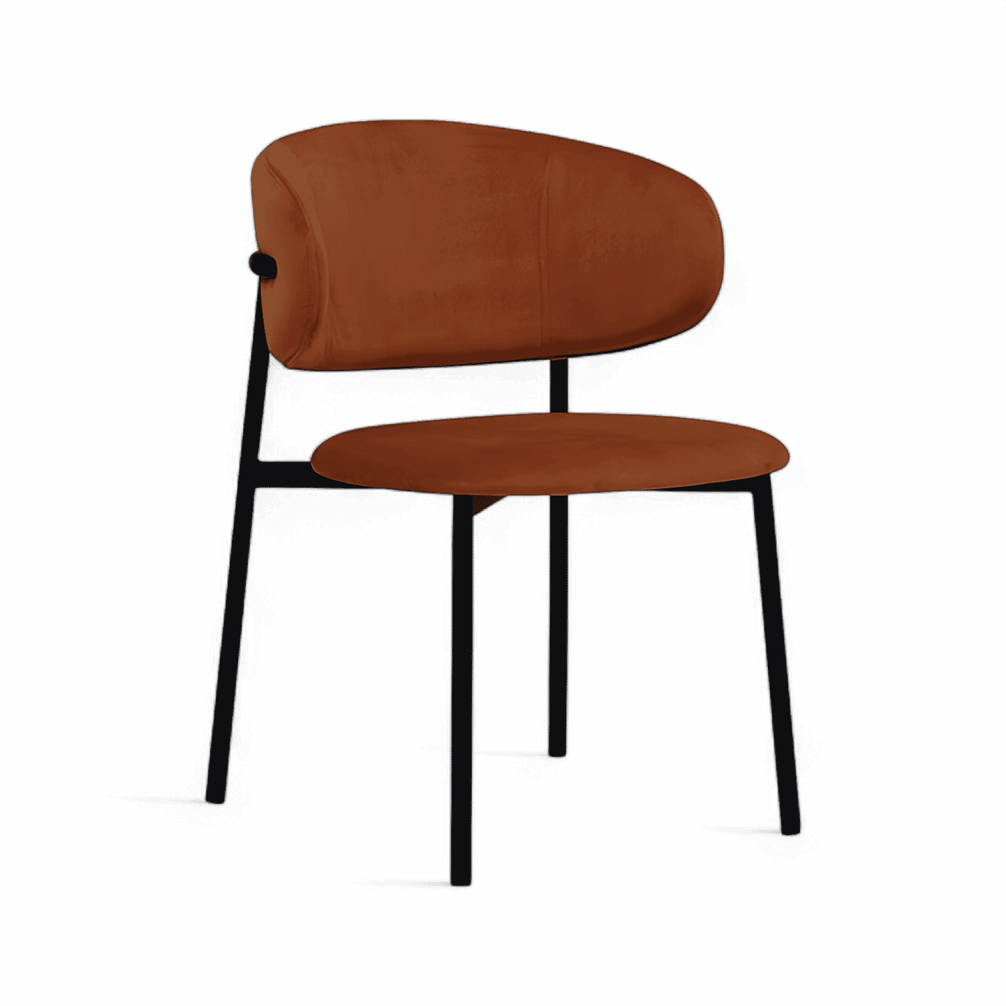Sedia da pranzo Zoya Terracotta