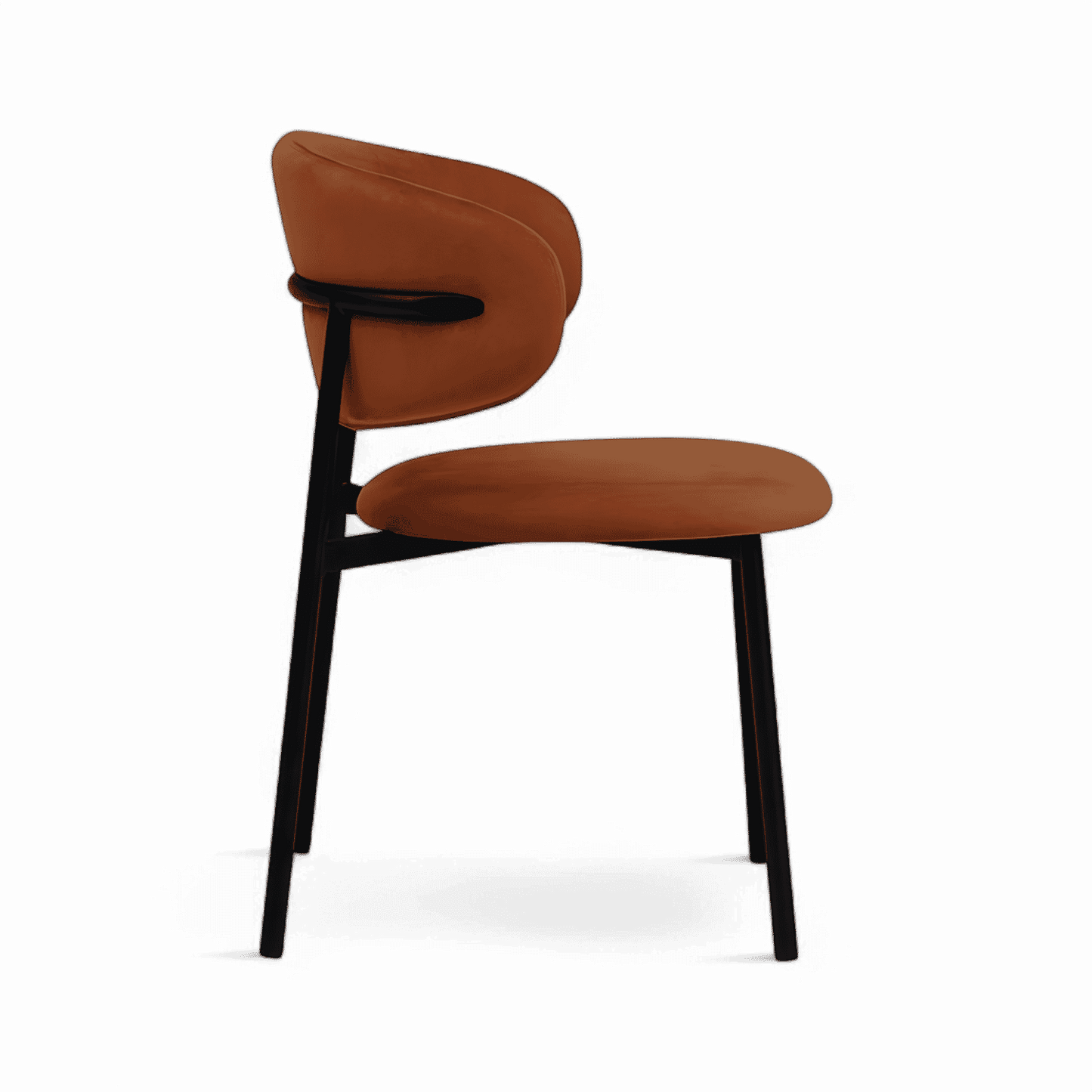 Sedia da pranzo Zoya Terracotta