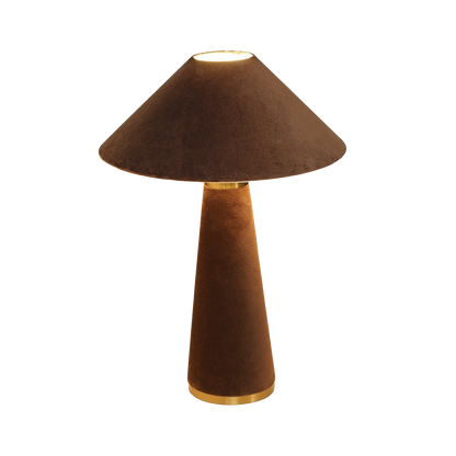 Lampada da tavolo Aspen marrone