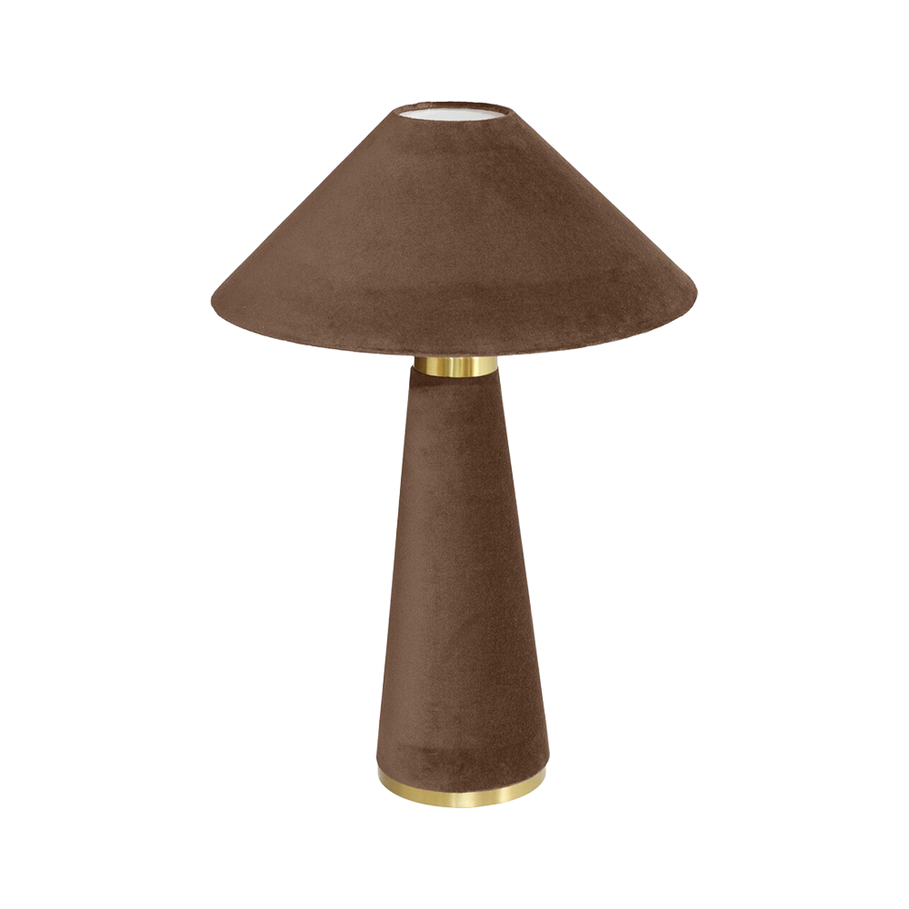 Lampada da tavolo Aspen marrone