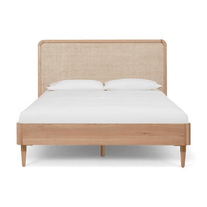 Letto matrimoniale in canna naturale Frost