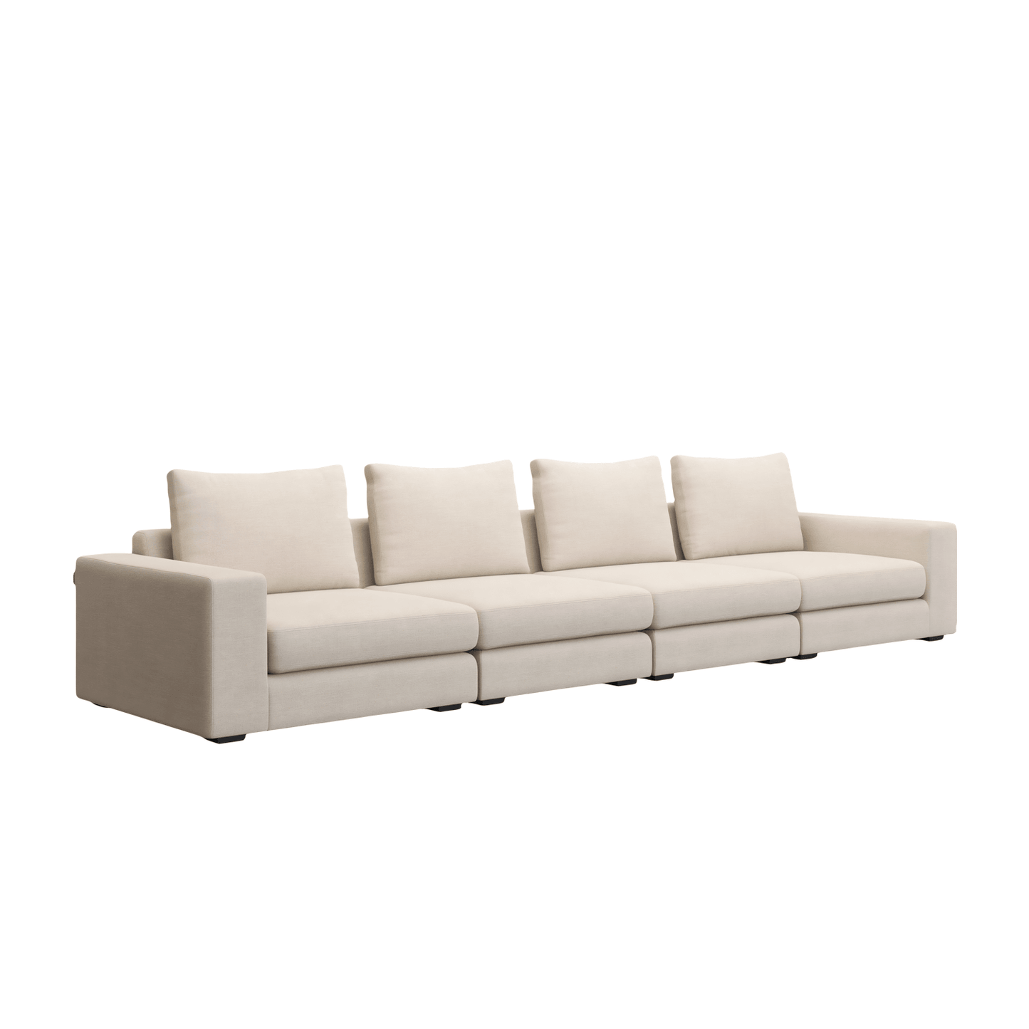 Divano Braxton 4 pezzi crema