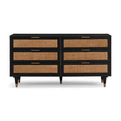 Cassettiera Ignis Noir a 6 cassetti