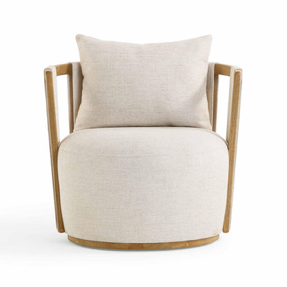Sedia girevole Equinox Beige