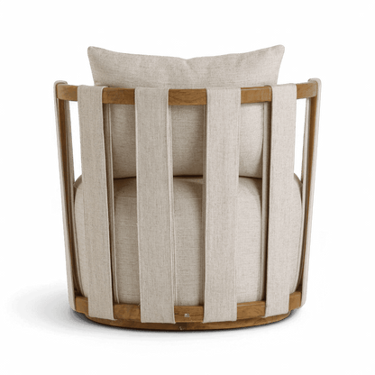 Sedia girevole Equinox Beige