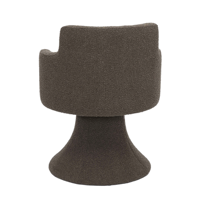 Sedia da pranzo marrone moka