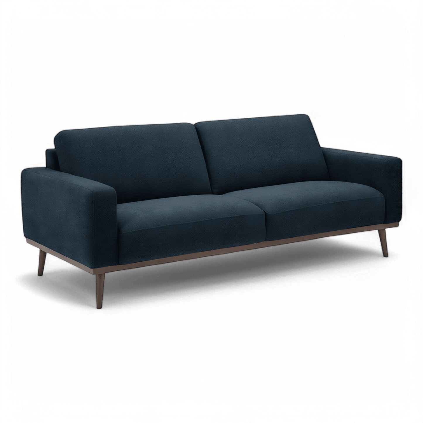 Divano Aiden a 3 posti blu scuro grigio