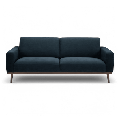 Divano Aiden a 3 posti blu scuro grigio