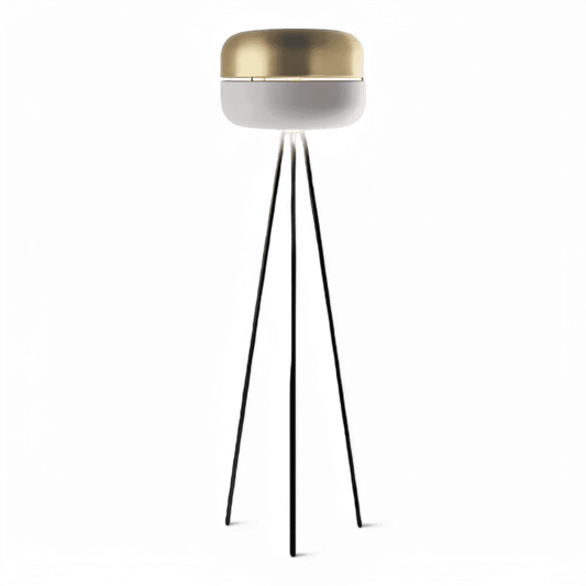 Lampada da terra Alamo grigio opaco