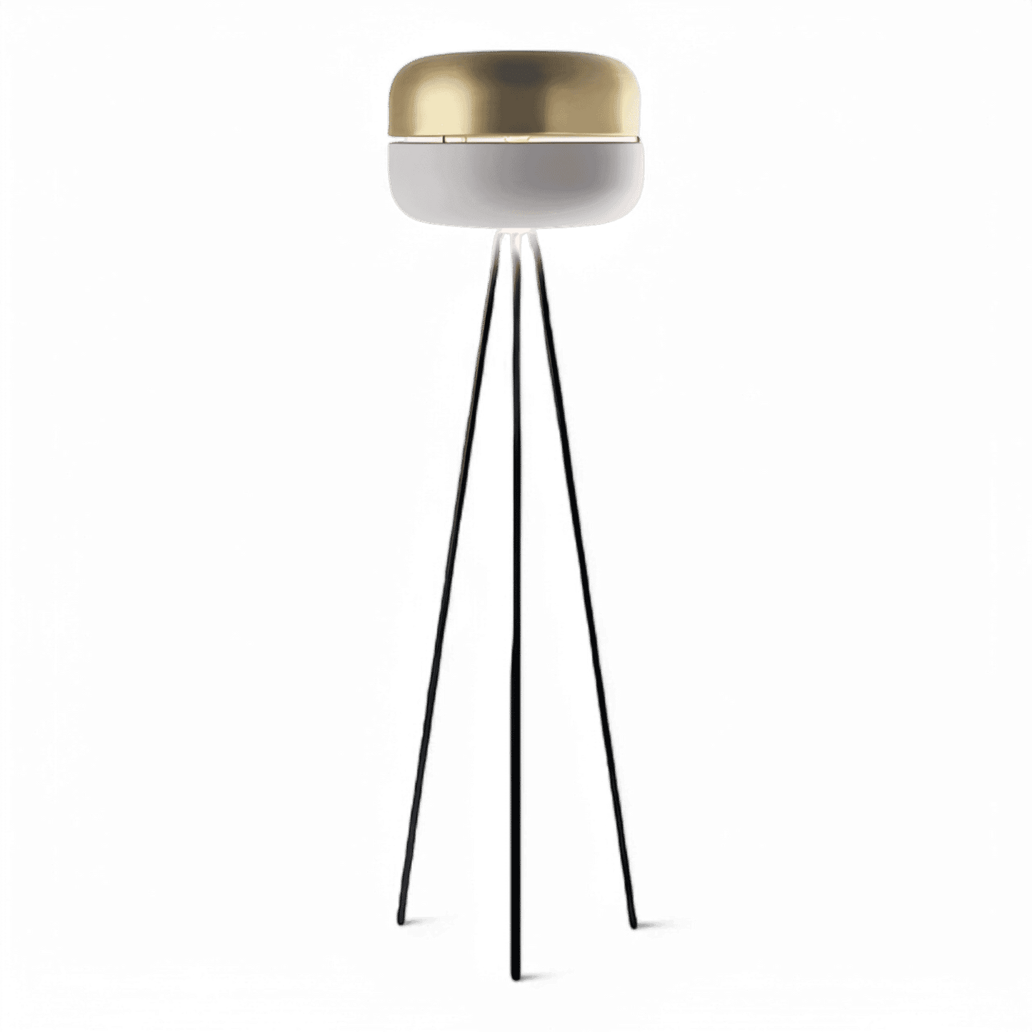 Lampada da terra Alamo grigio opaco