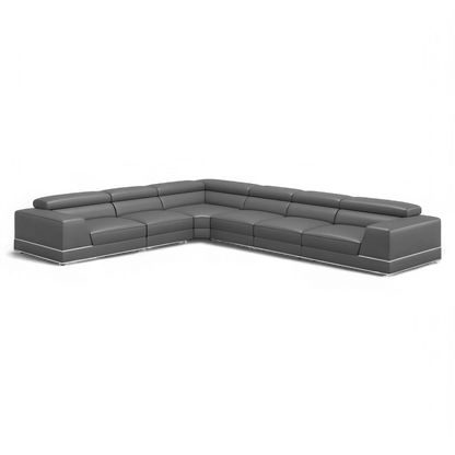 Divano componibile modulare esteso Amadeo Elephant Gray