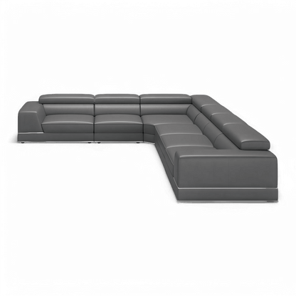 Divano componibile modulare esteso Amadeo Elephant Gray