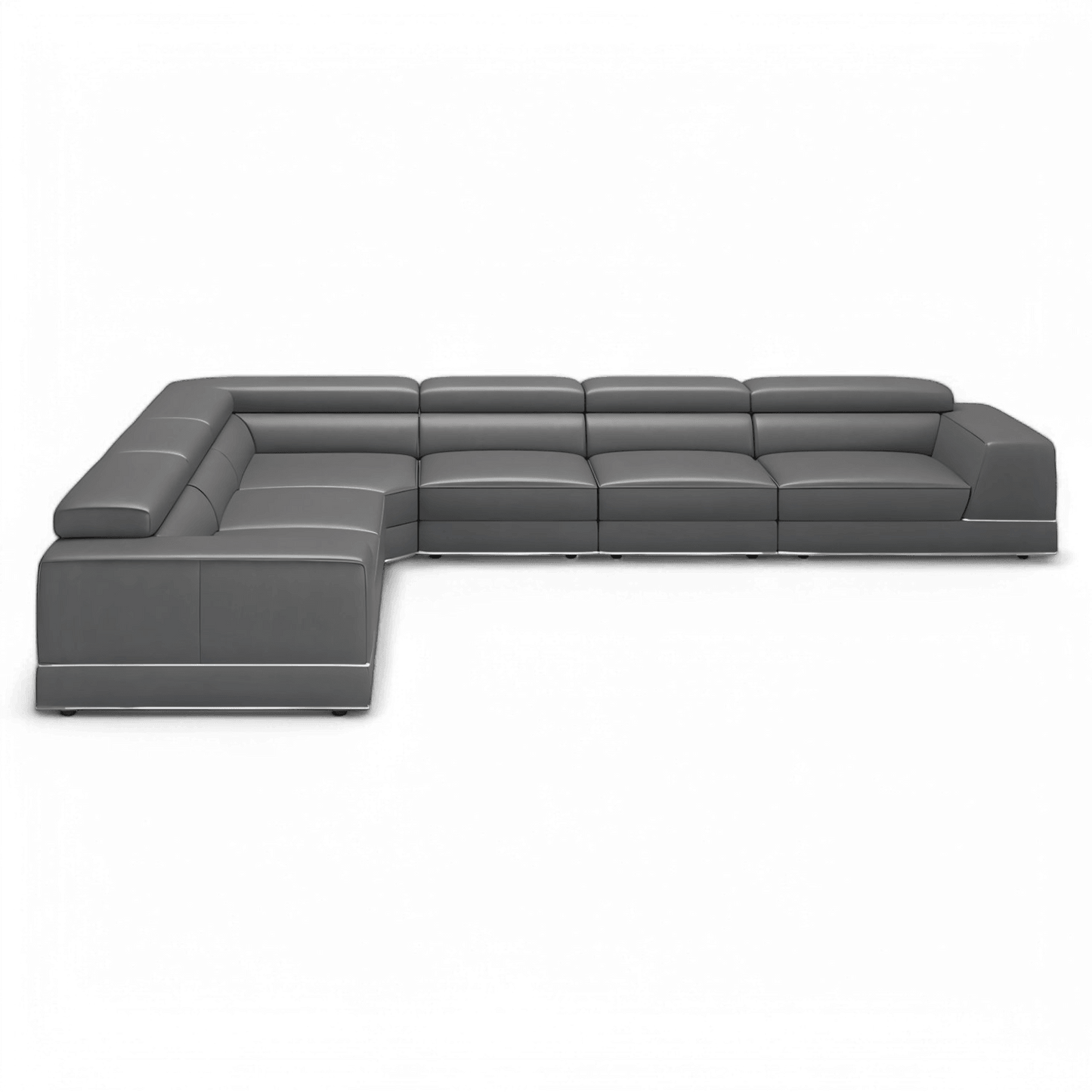 Divano componibile modulare esteso Amadeo Elephant Gray