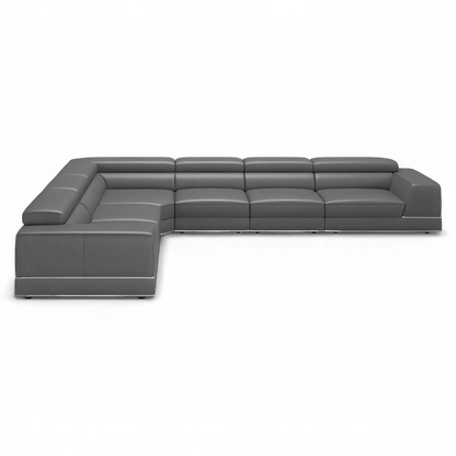 Divano componibile modulare esteso Amadeo Elephant Gray