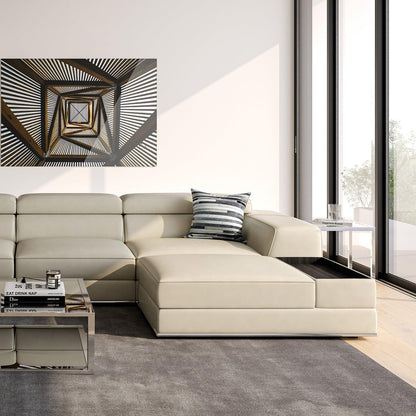 Amadeo Ottoman Grigio Chiaro