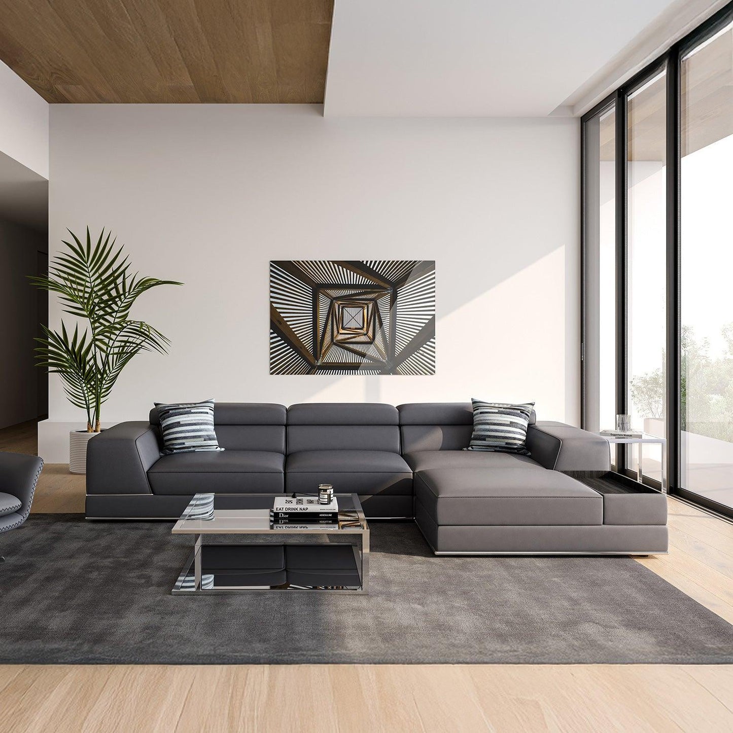 Divano modulare Amadeo 3 pezzi Elephant Gray