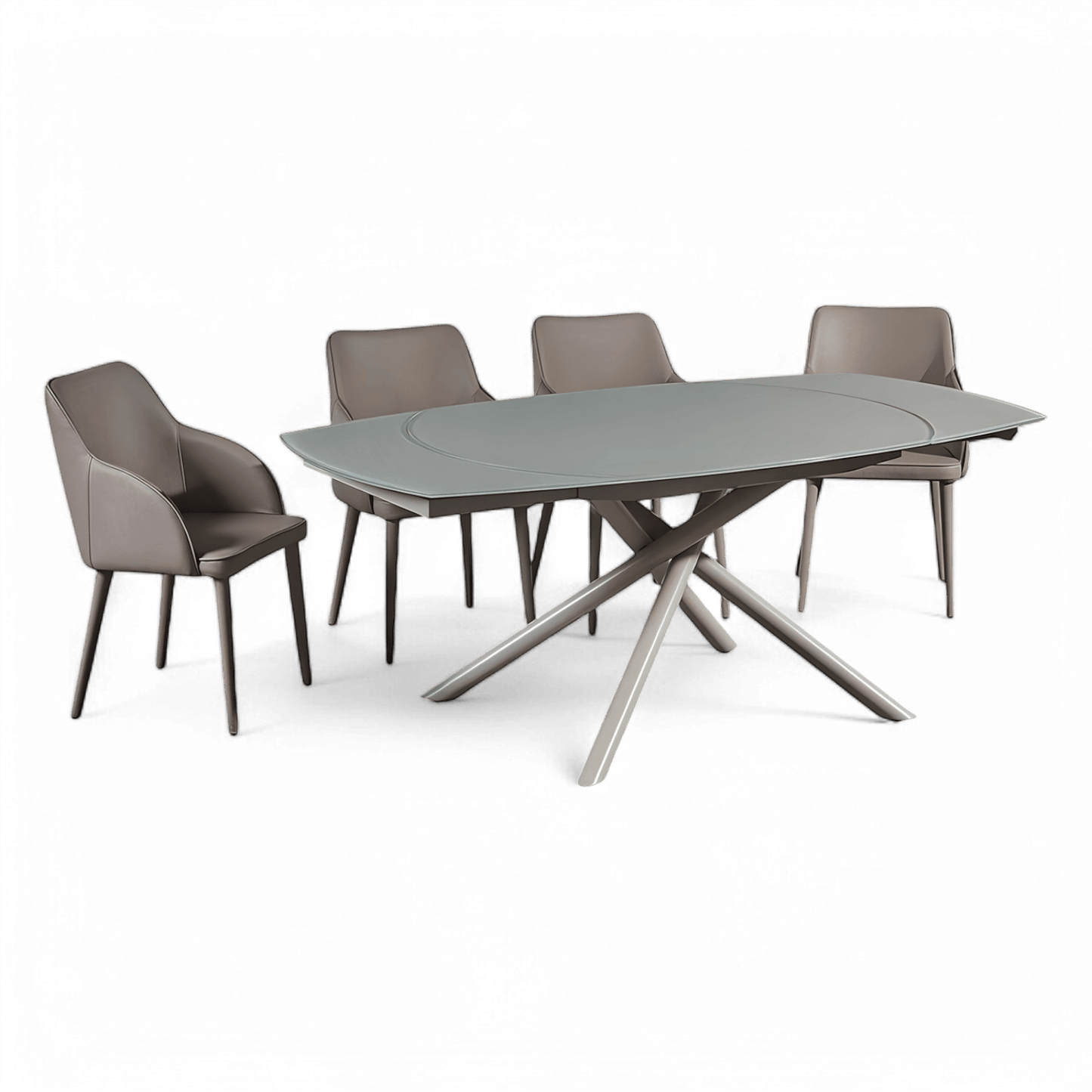 Tavolo da pranzo estensibile Astro grigio