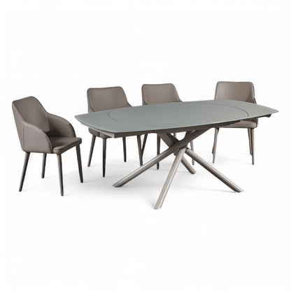 Tavolo da pranzo estensibile Astro grigio