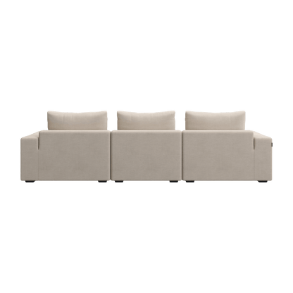 Divano Braxton 3 pezzi crema