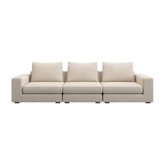 Divano Braxton 3 pezzi crema
