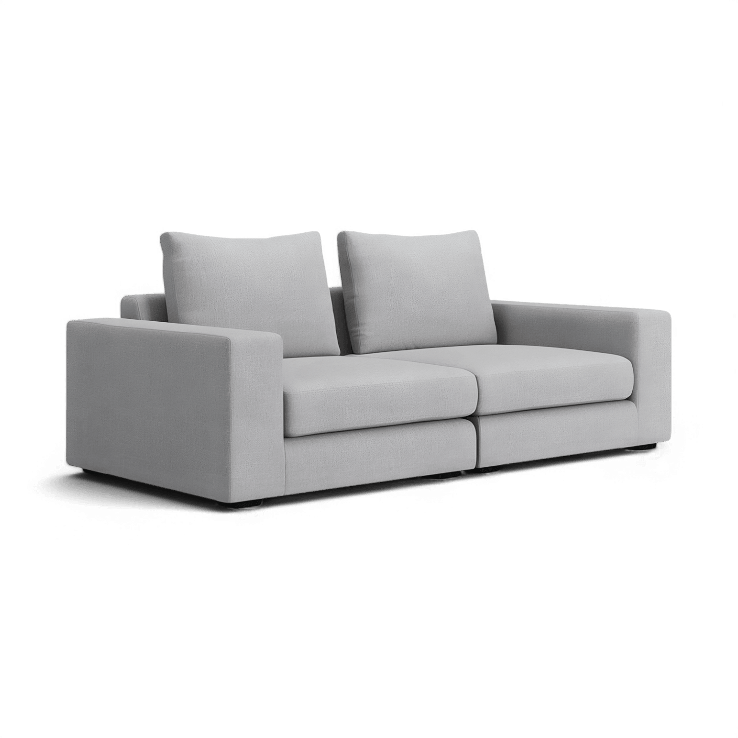 Divano Braxton 2 pezzi grigio