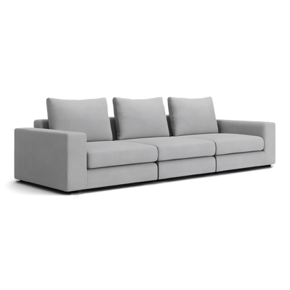 Divano Braxton 3 pezzi grigio