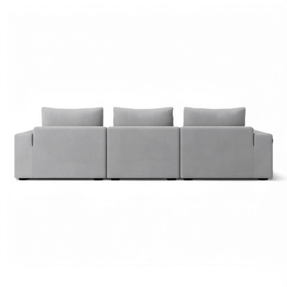 Divano Braxton 3 pezzi grigio