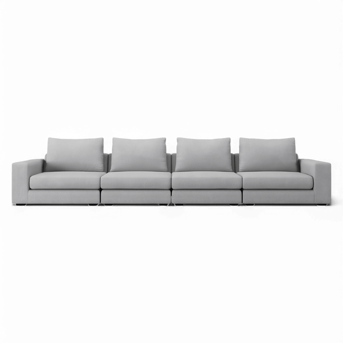 Divano Braxton 4 pezzi grigio