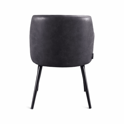 Sedia da pranzo Mathis nera