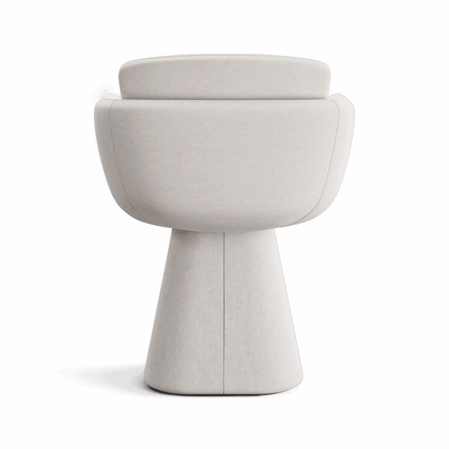 Sedia da pranzo girevole Rune Beige