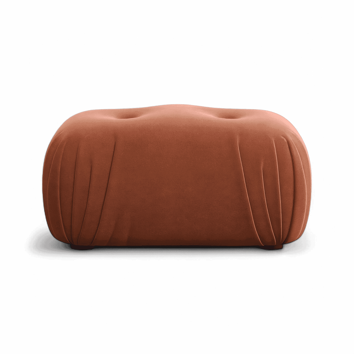 Rune Ottoman Terracotta Velluto