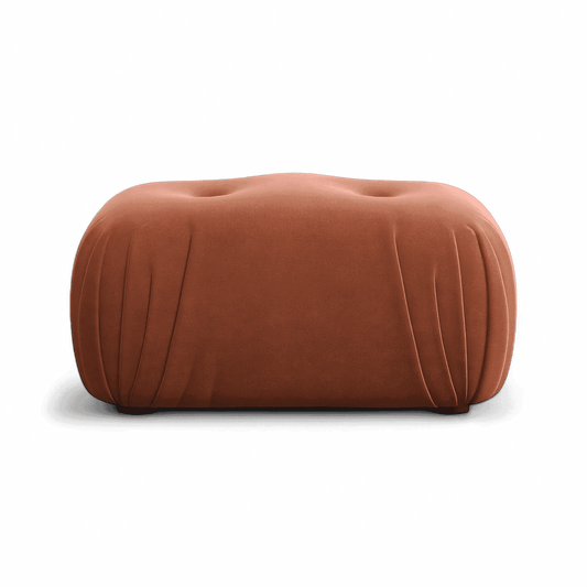 Rune Ottoman Terracotta Velluto