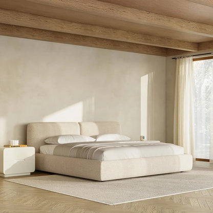 Letto Gabriele Bianco Boucle