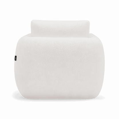 Gabriele Lounge Chair Bianco Boucle