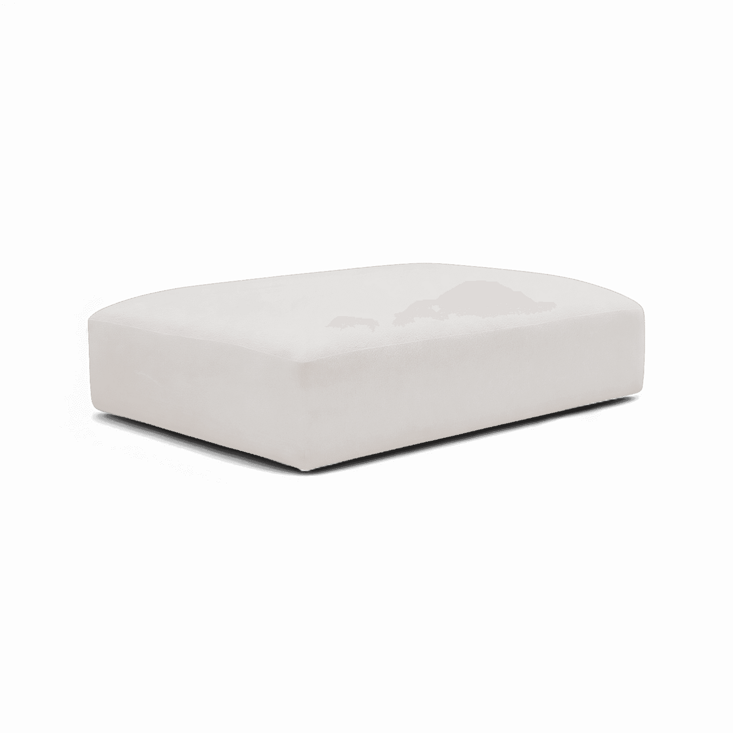 Gabriele Ottoman White Boucle