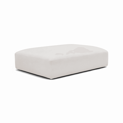 Gabriele Ottoman White Boucle