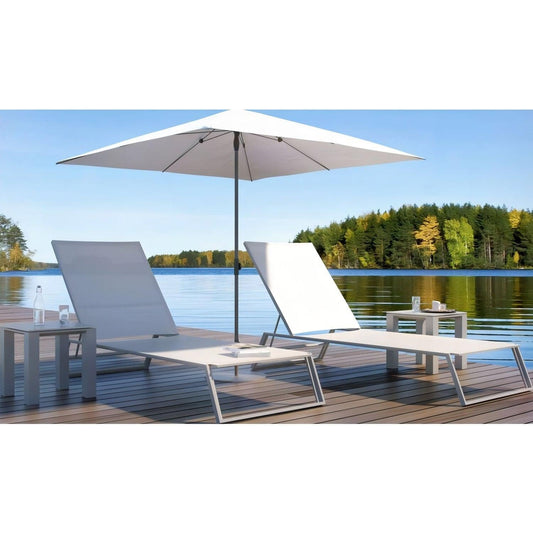 Isa Outdoor Lounger Bianco