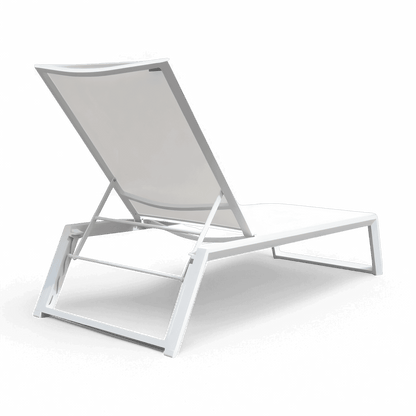 Isa Outdoor Lounger Bianco