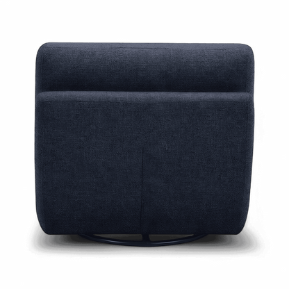 Poltrona Jackie Lounge Chair Blu Scuro Grigio