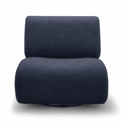 Poltrona Jackie Lounge Chair Blu Scuro Grigio
